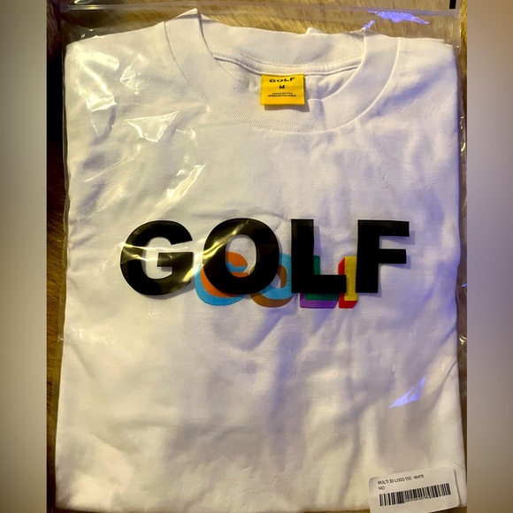 Golf Wang Shirts Golf Wang Tee 3 D White Sz Medium New Short Sleeve